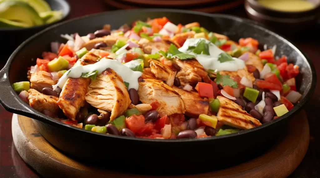 Chicken Burrito Skillet