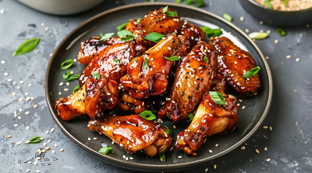 Sticky Baked Chicken Wings